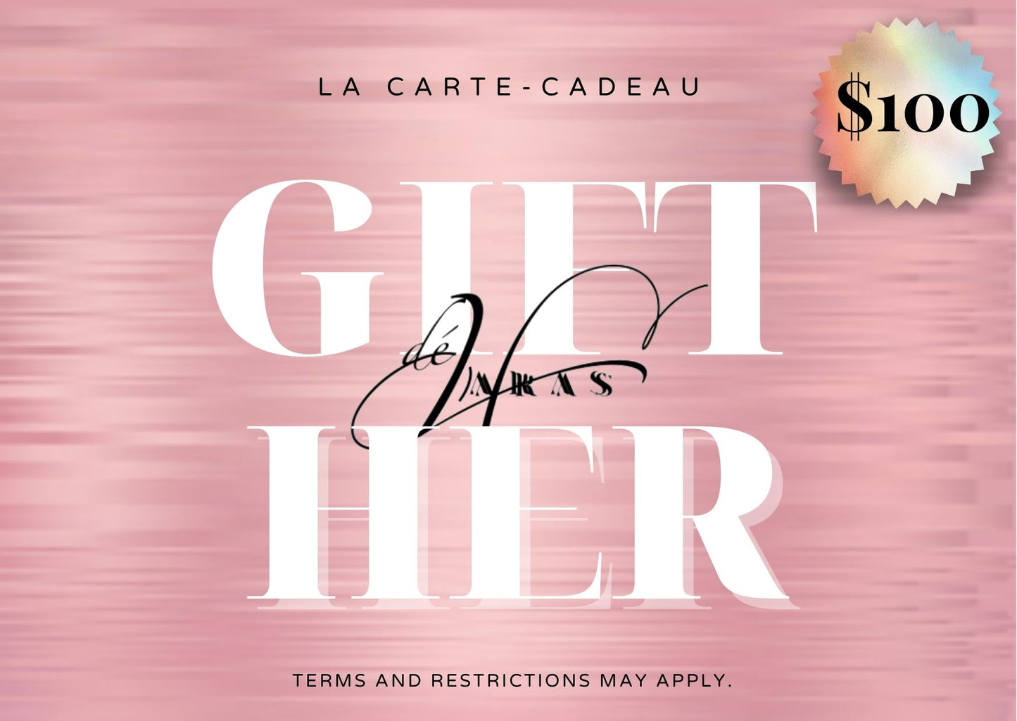 LA CARTE-CADEAU