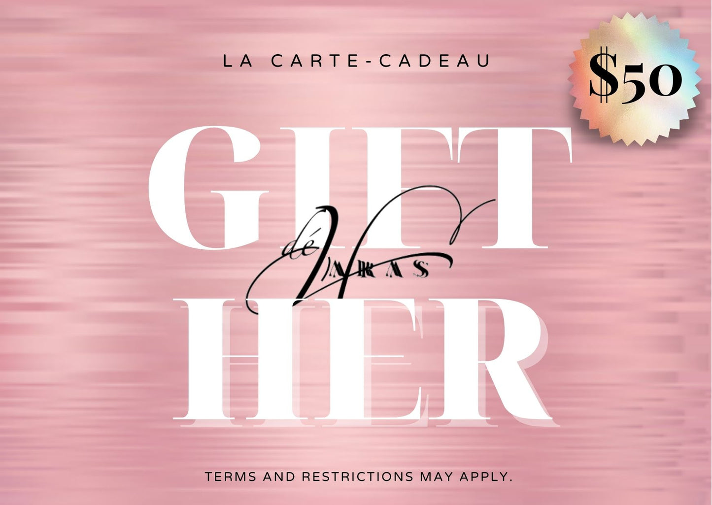 LA CARTE-CADEAU