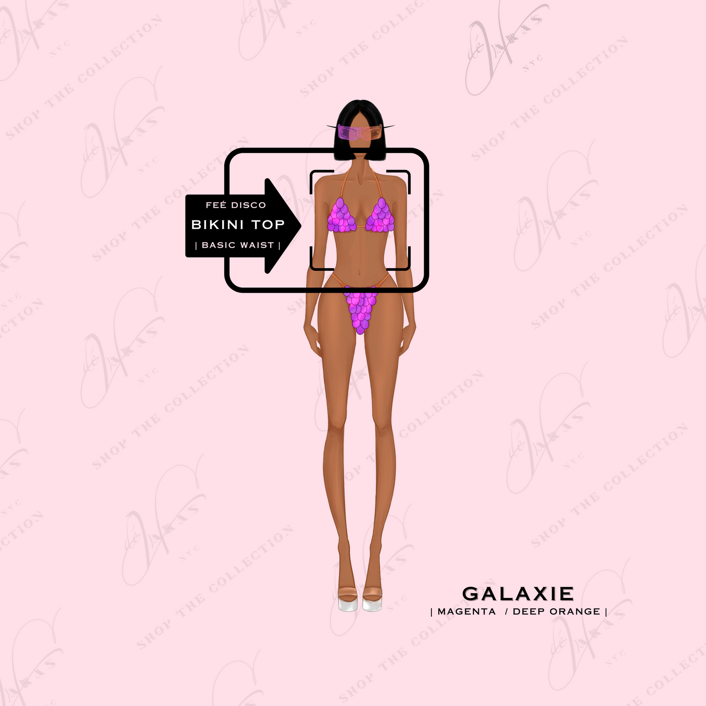 Feé Disco Bikini Top [GALAXIE]