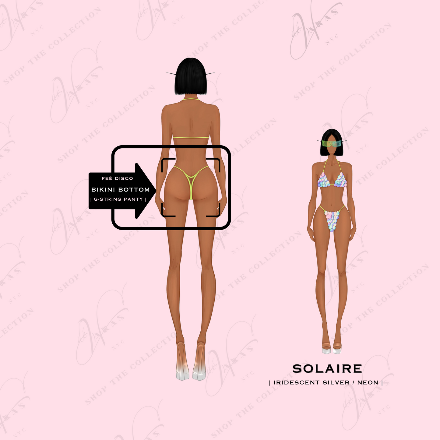 Feé Disco Bikini Bottom | Risqueé [SOLAIRE]